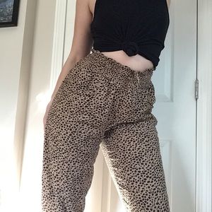 Leopard lounge pant